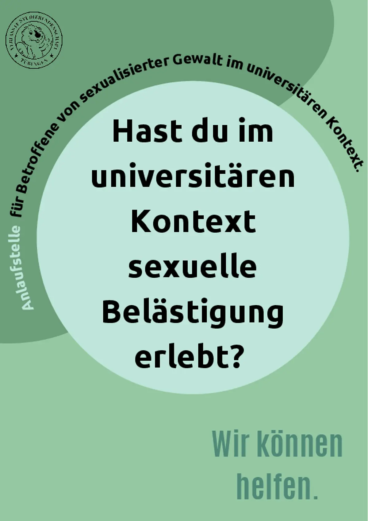 Flyer der Anlaufstelle