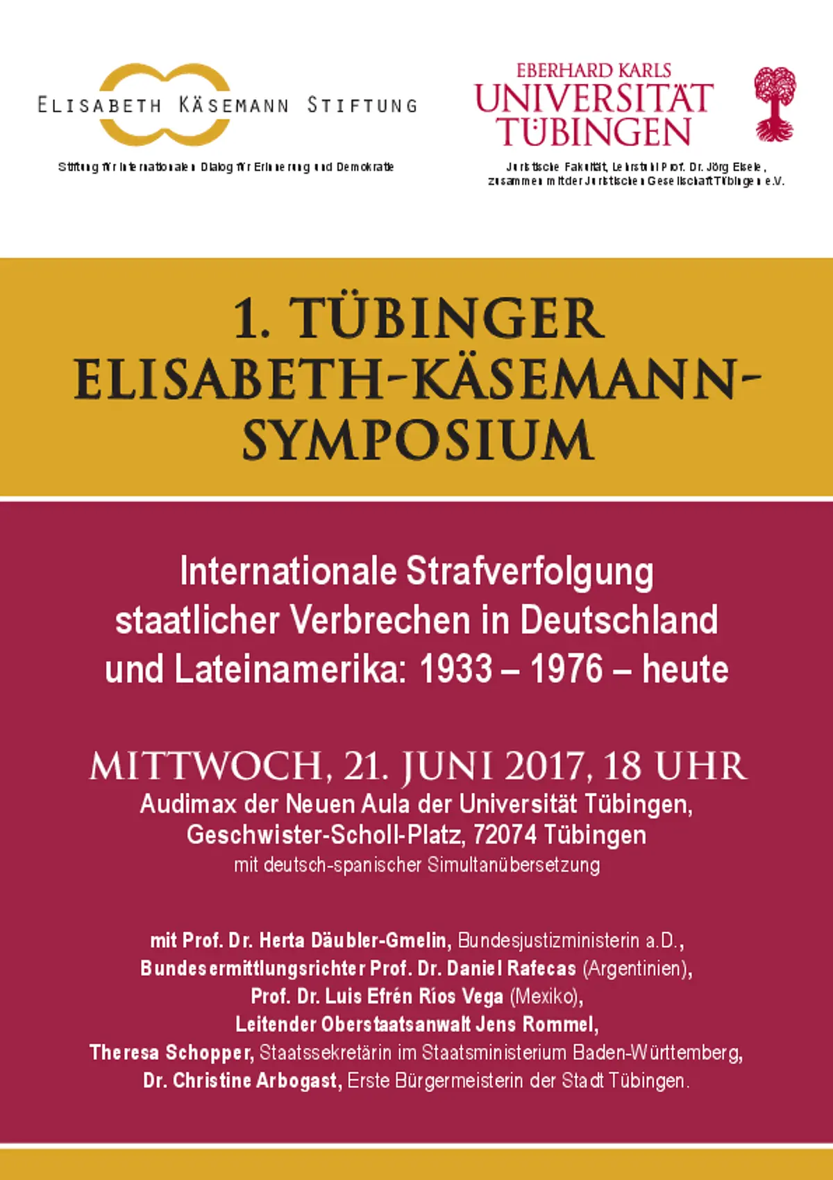 Elisabeth-Käsemann-Symposium