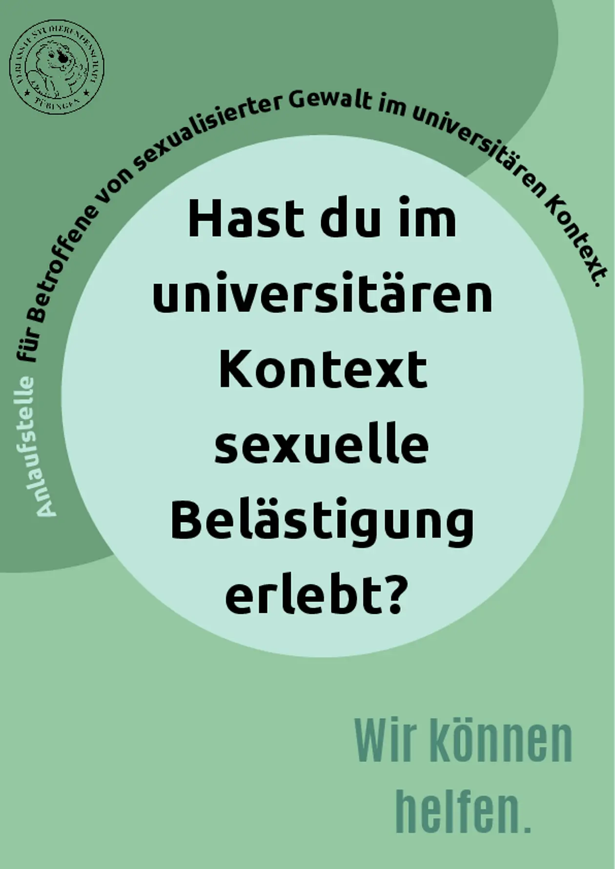 Flyer des AK Anlaufstelle