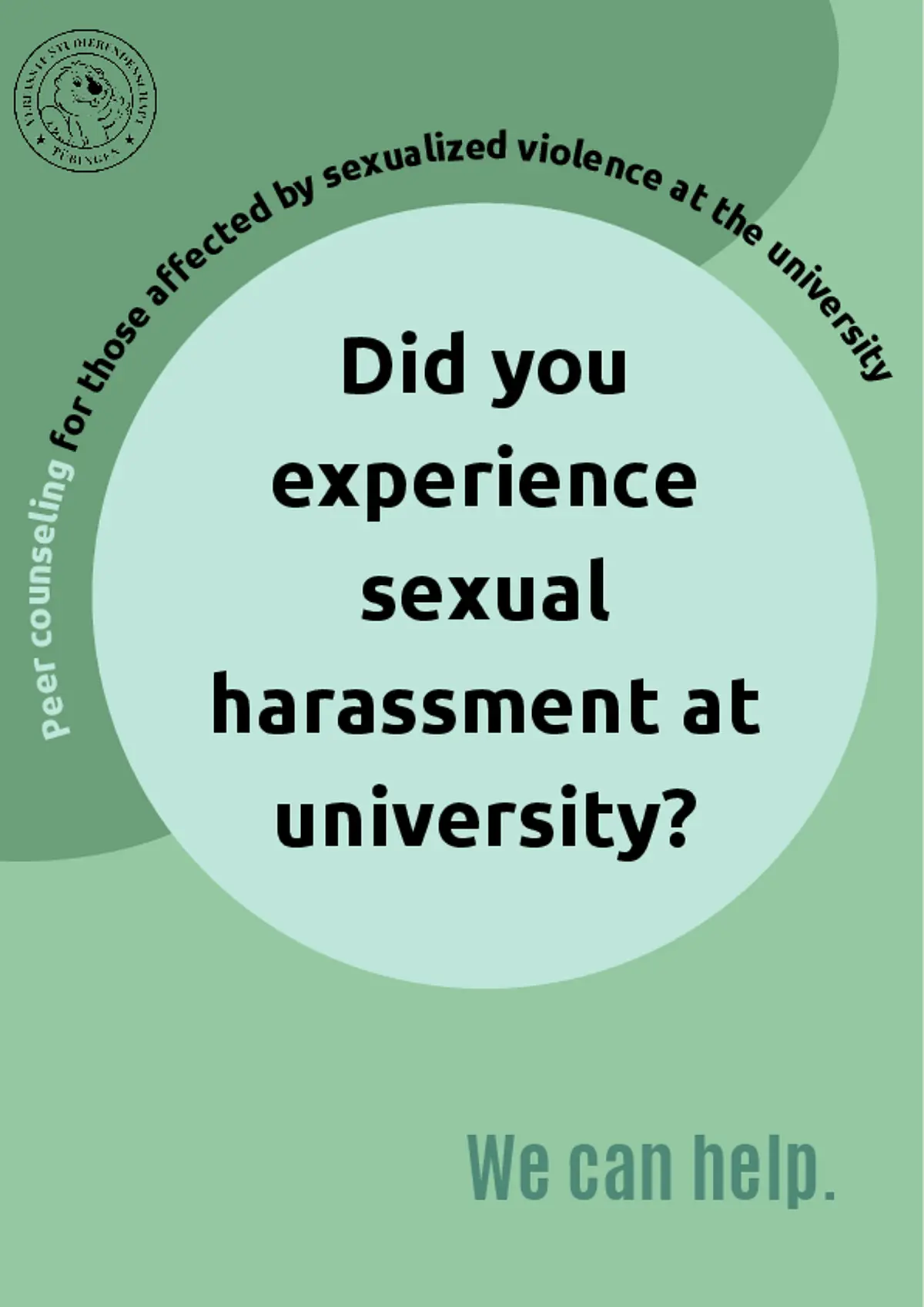 Flyer of peer counseling AK Anlaufstelle